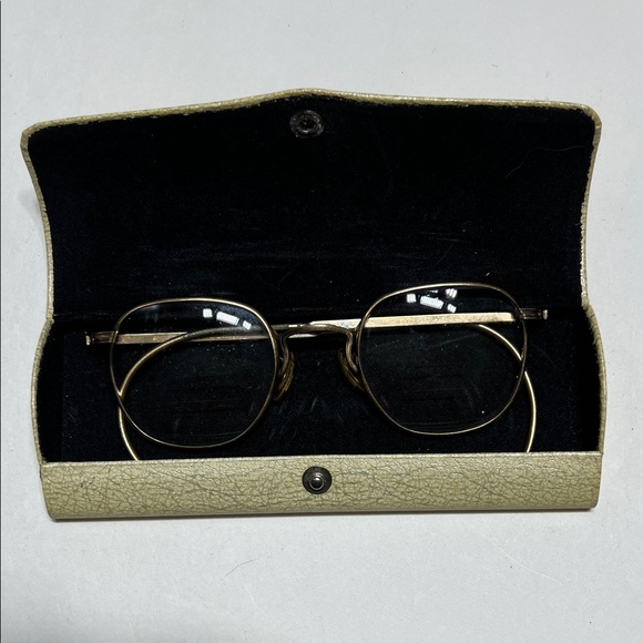 Vintage Men’s American Optical Gold Frame Glasses - Picture 2 of 14